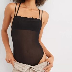 Aerie SMOOTHEZ Mesh Bodysuit